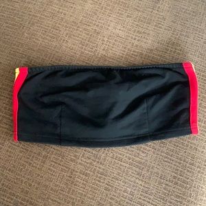 Wild Honey tube-top with rainbow sides